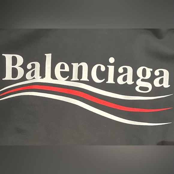 Balenciaga Hoodie, Men's Political Campaign Hoodie - Picture 4 of 4